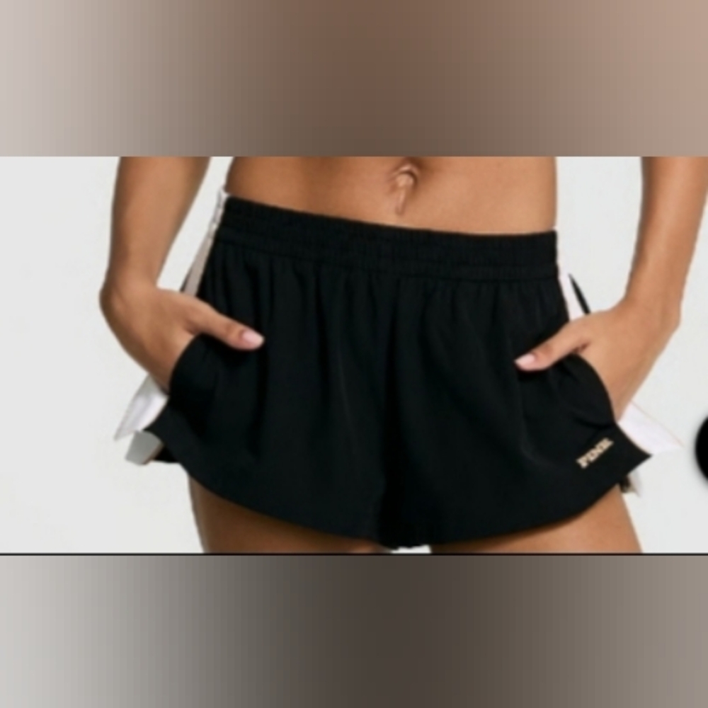 PINK Tech Woven Retro Shorts - Picture 2 of 3